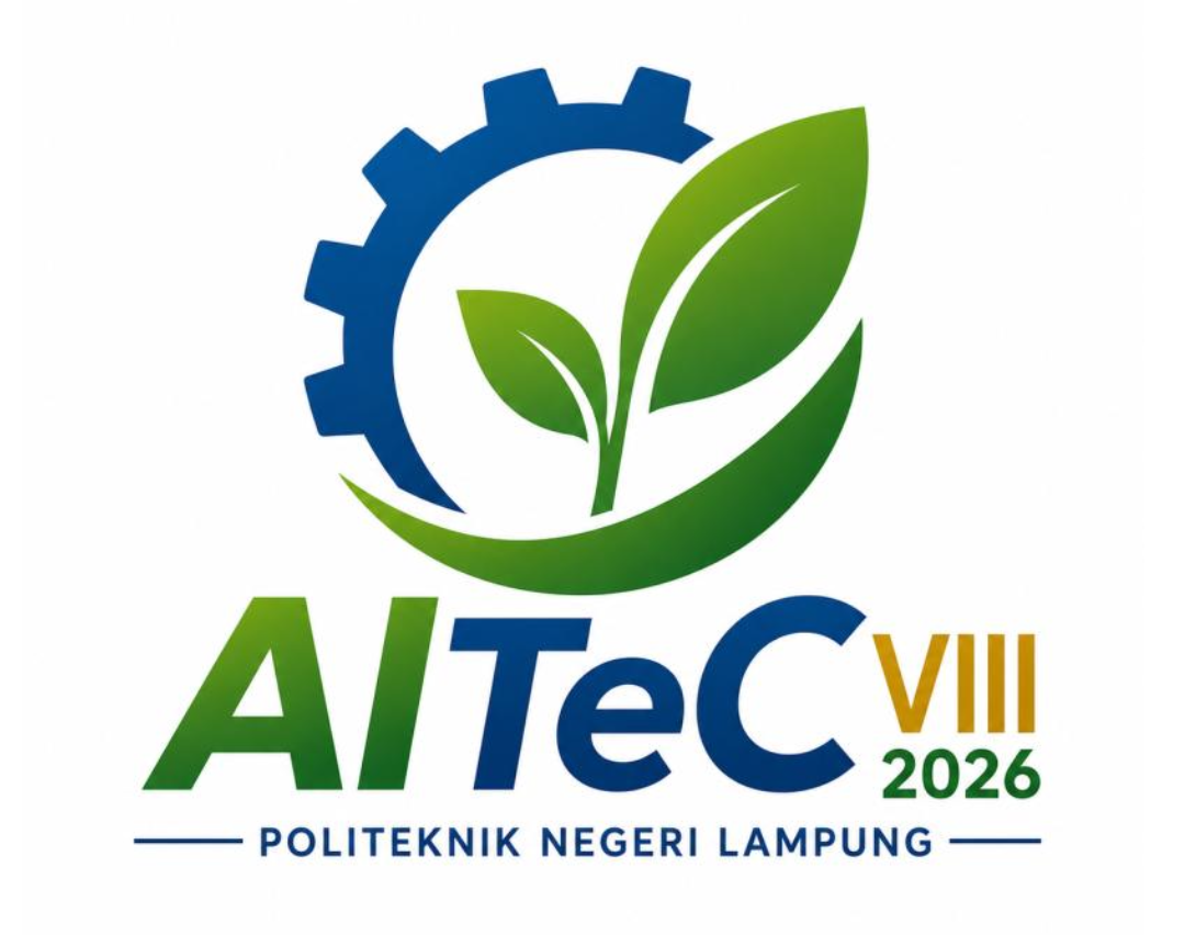 Logo AITeC VIII Politeknik Negeri Lampung